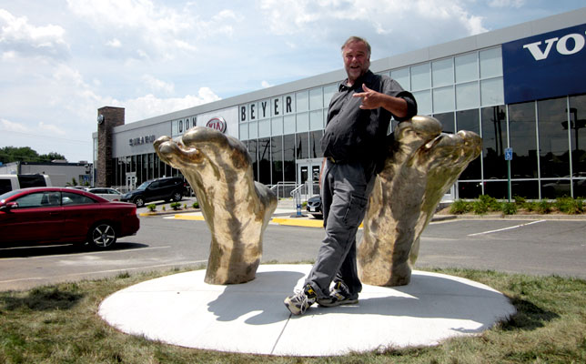 Dan Sternof Beyer - FEET - Bronze, 2010 - Charles Beyer